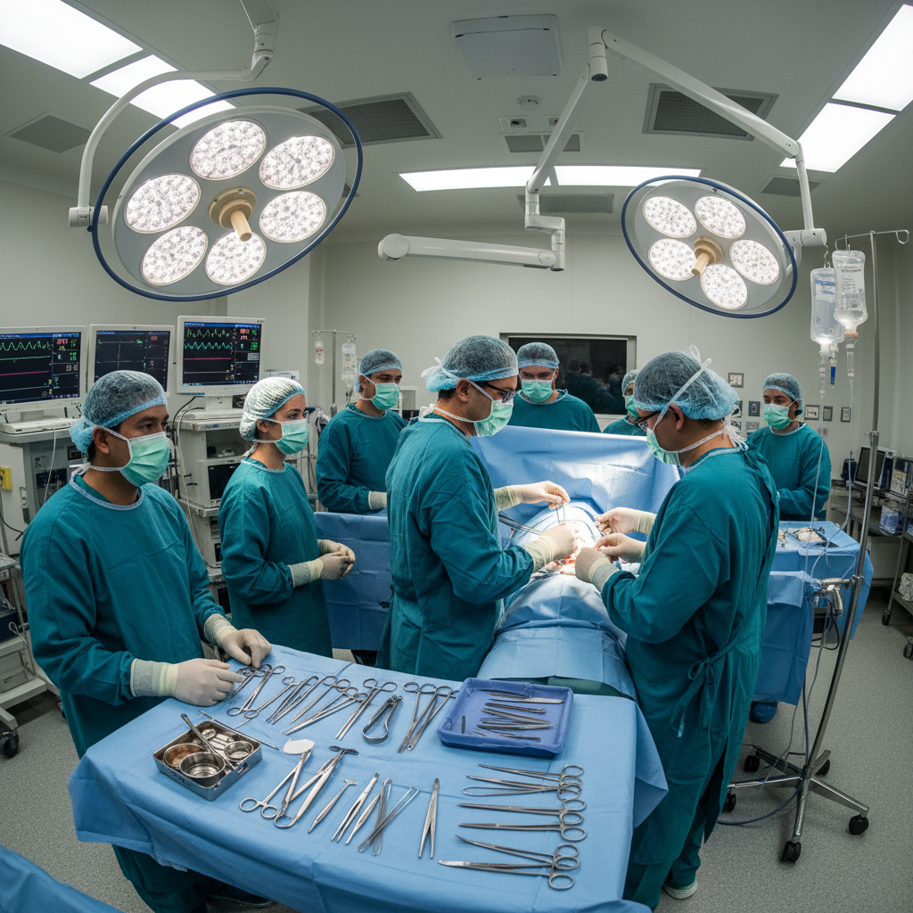 Diploma in Operation Theatre Technology student in surgical environment