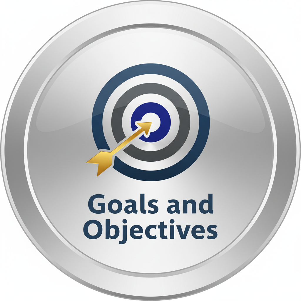 Mission icon representing goals and objectives