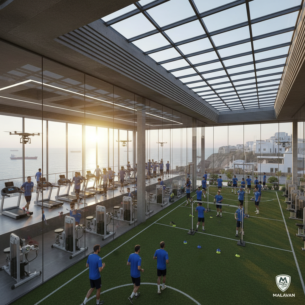 Modern training facilities icon